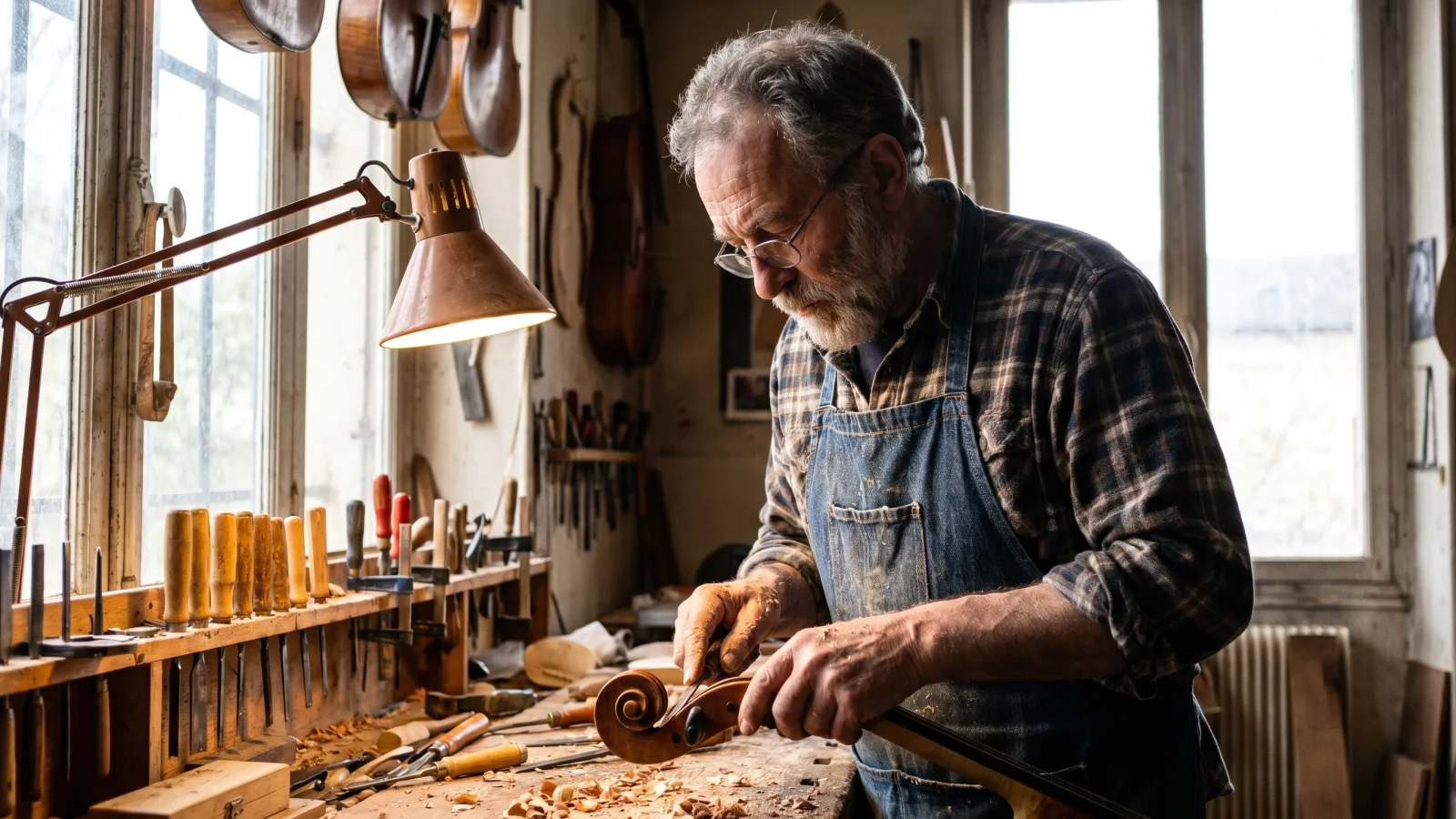 Artisan indépendant au travail dans son atelier, concerné par la RC pro
